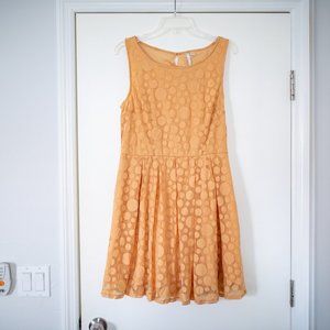 Lauren Conrad - knee length peach dress
